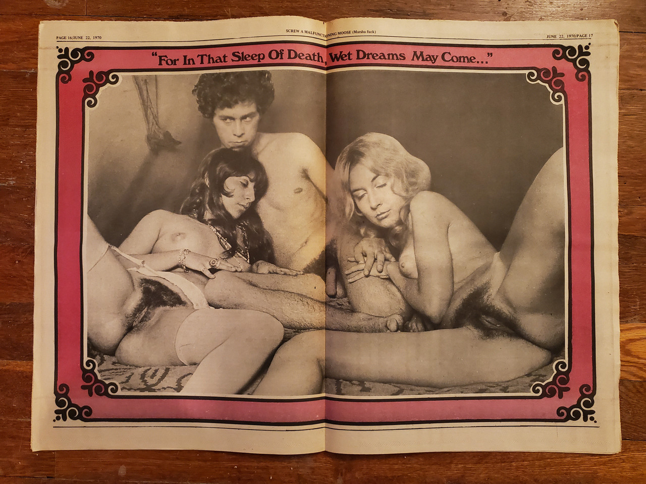 Vintage Retro Vintage Adult Porn - Vintage Screw Smut Newspaper 68 | Mid Century Moderation