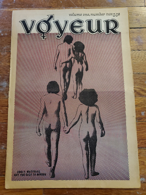 Vintage voyeur smut newspaper porn