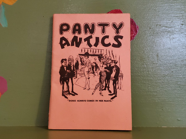 Vintage funny panty antics Pocket Sex Comic Book