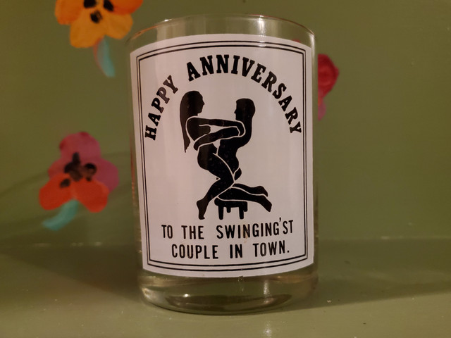 Vintage funny sex Anniversary Swinging Couple