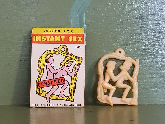 Vintage Instant Sex Keychain Action keychain
