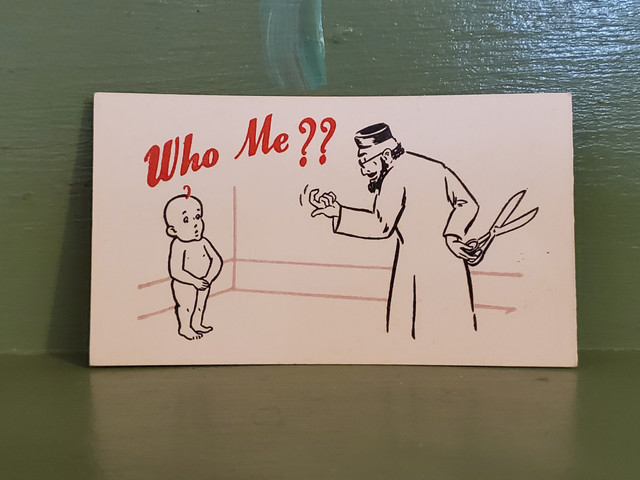 Vintage Circumcision Penis business card