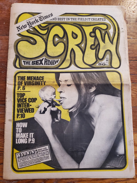 Screw newspaper vintage porn