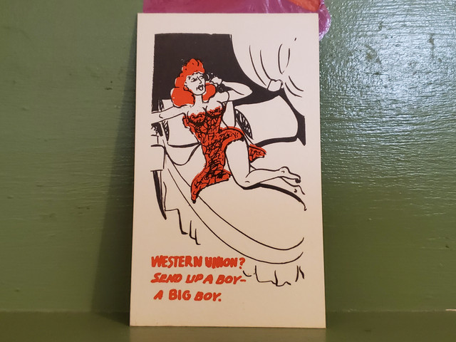 Vintage Western Union business card