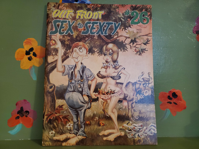 Sex to Sexty out front comic book