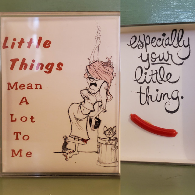 Vintage Little Things Penis Hotdog gag box