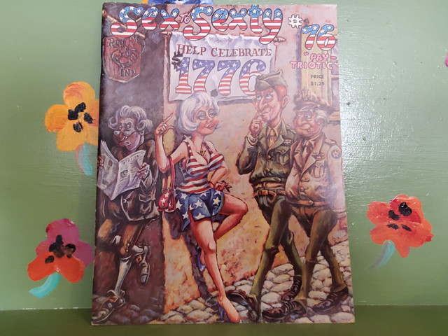 Sex to Sexty patriotic comic book