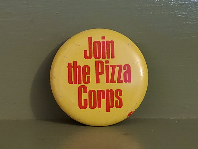 join pizza corps pin button