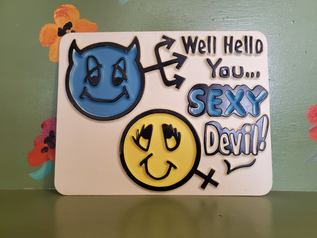 sexy devil smiley