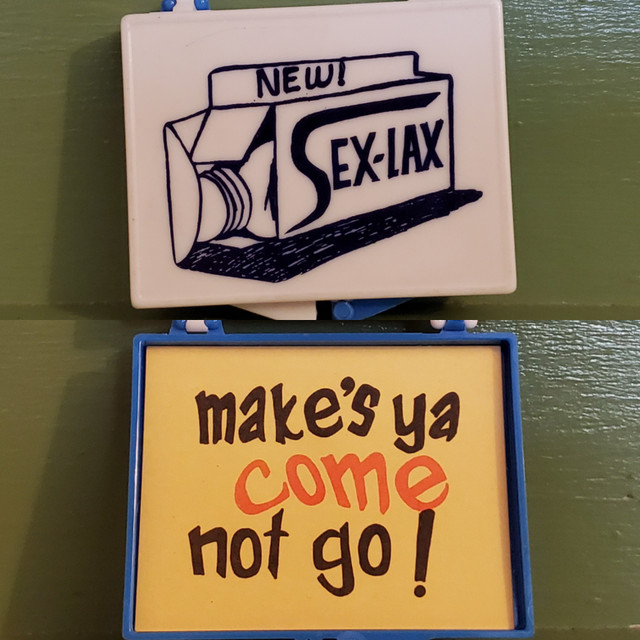 gag gift box sexlax poop come not go