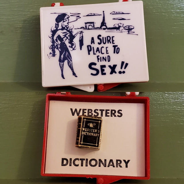 gag gift box find sex dictionary charm