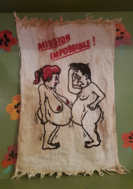 Vintage sex mission impossible fat volup towel