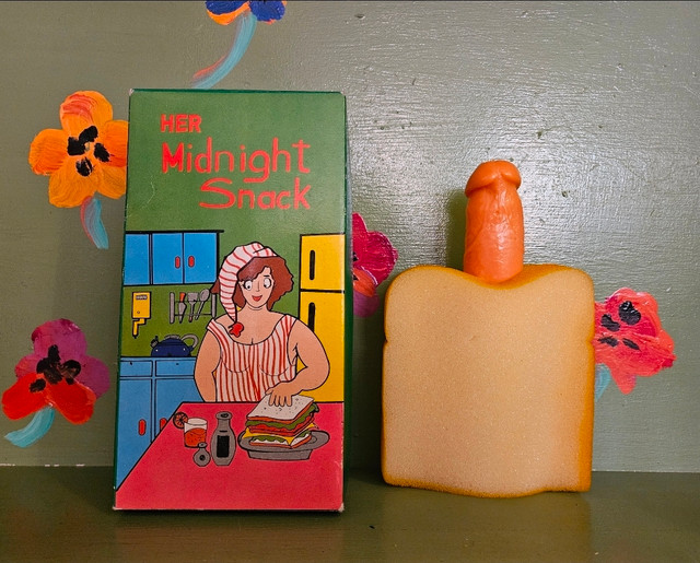 Vintage midnight snack penis sandwich gag gift