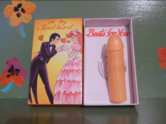 Vintage sex adult Novelty joke gift sweetheart penis beats for you