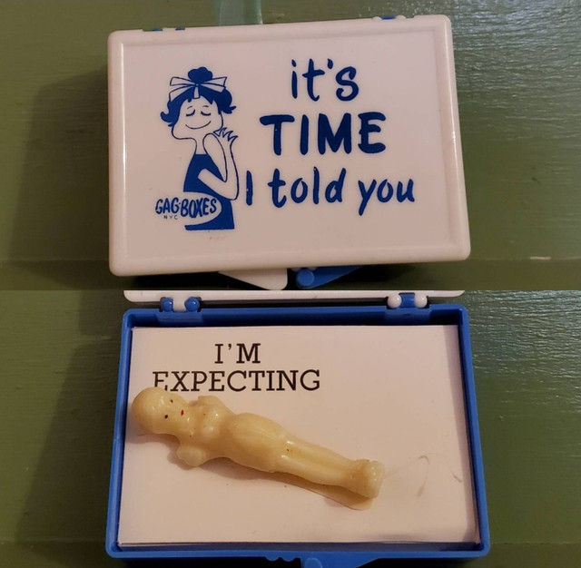 Vintage sex adult Novelty joke gift surprise pregnant
