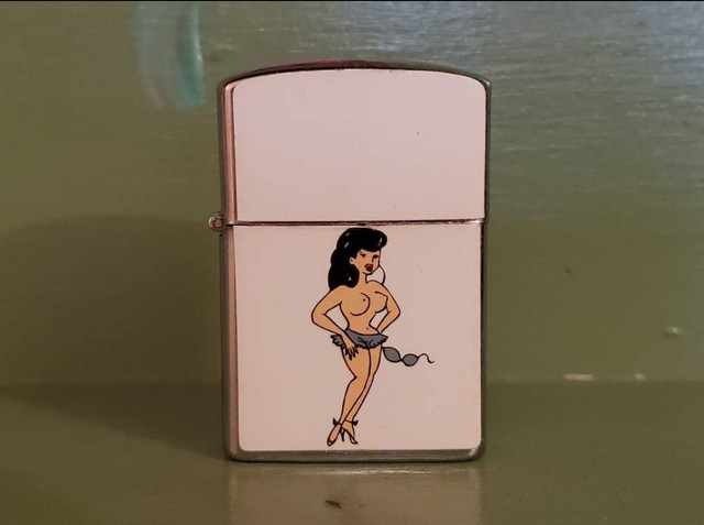 Vintage lighter Novelty adult humor burlesque pinup