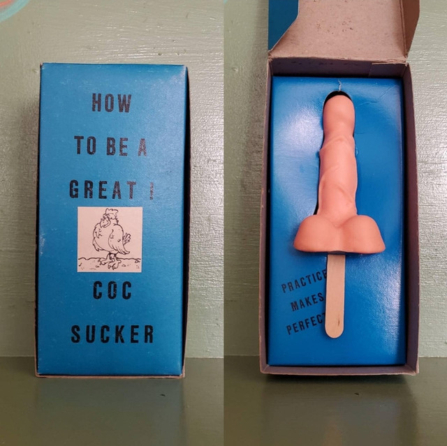 Vintage adult Novelty sex joke Great Cock Sucker Penis