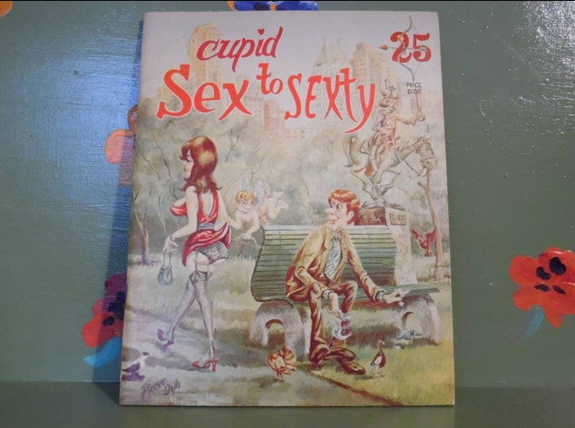 Sex to Sexty adult comic book cupid