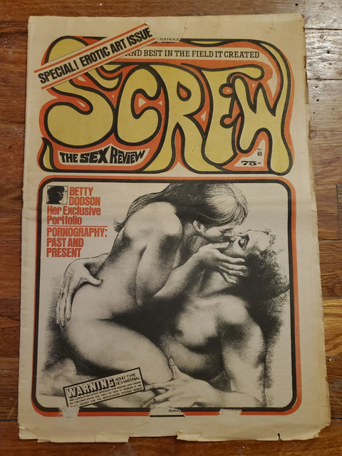 Screw newspaper vintage porn