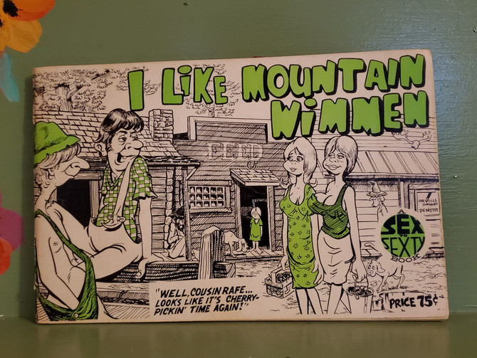 Vintage Sex to Sexty mountain women comic book