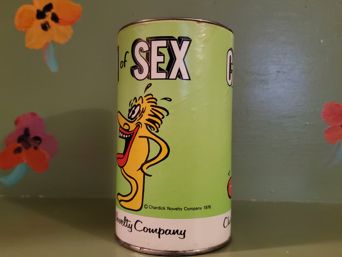 Humor Pop Art Sex Can Gag Gift Sex Joke Fink Cartoon Novelty Mid Century Modern Retro Vintage