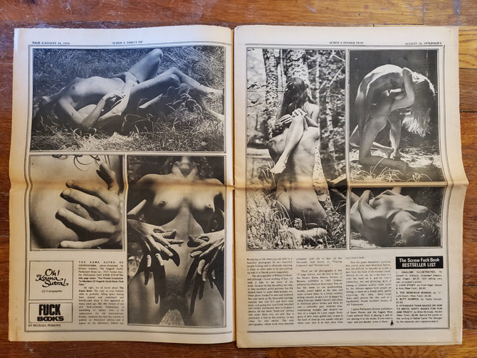 Screw newspaper vintage porn