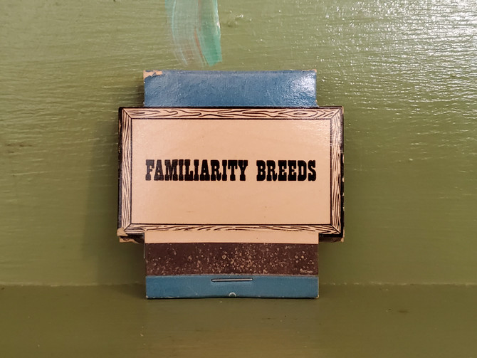 Vintage Protest Sign Business Pleasure matches