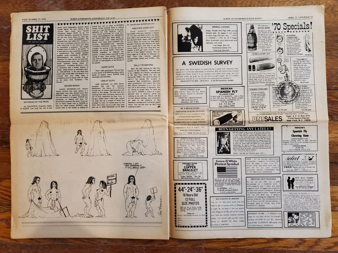 Screw newspaper vintage porn