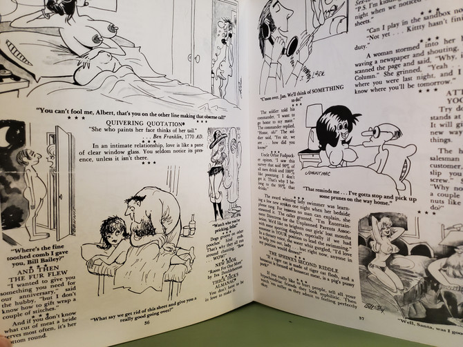 Adult Naughty Humor Sex to Sexty 52 Half Breed Comic Book Magazine Gag Gift Joke Cartoon Mid Century Modern Retro Vintage Novelty