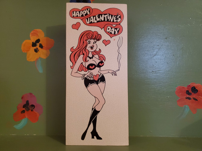 Adult Naughty Humor Valentine Greeting Card And All That Gag Gift Joke Sex Cartoon Novelty Mid Century Modern Retro Vintage