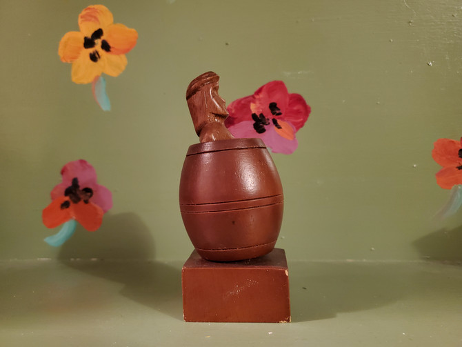 Adult Naughty Humor Gag Gift Joke Sex Barrel Man Pop Up Penis Novelty Mid Century Modern Retro Vintage