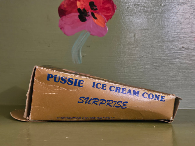 Adult Naughty Humor Gag Gift Joke Sex Cartoon Novelty Pussy Ice Cream Cone Mid Century Modern Retro Vintage