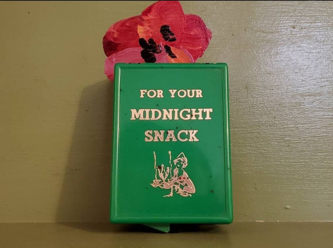 Adult Naughty Humor Midnight Snack Joke Sex Gag Gift Boobs Cartoon Novelty Mid Century Modern Retro Vintage