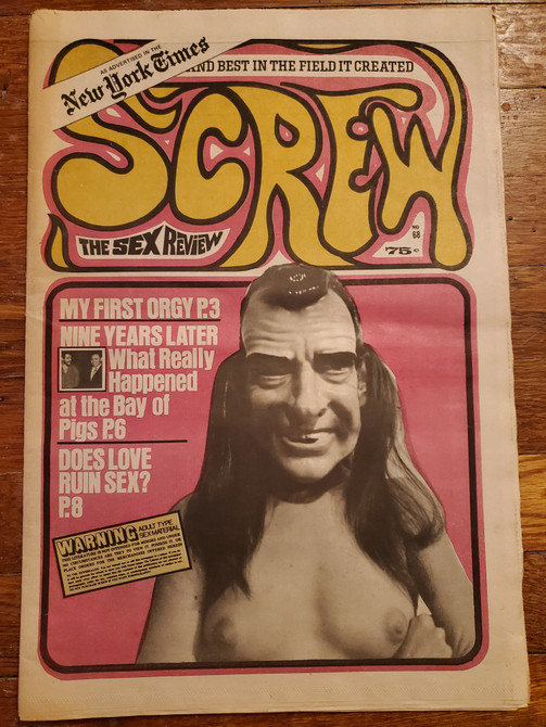 Screw newspaper vintage porn