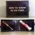 Vintage gag gift box how to screw in the dark screwdriver flashlight