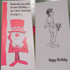 Vintage Funny greeting card adult Birthday Wrapping Dick Box Penis