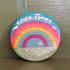 Vintage Funny Pinback button rainbow good time