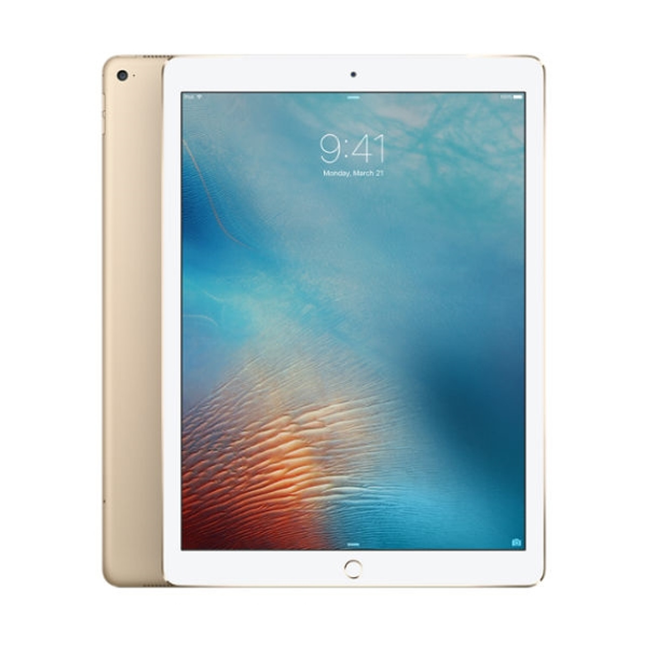 Apple iPad Pro 12.9-inch Wi-Fi + Cellular (Unlocked) 128GB - Gold ML3R2LL/A  - Very Good Condition*