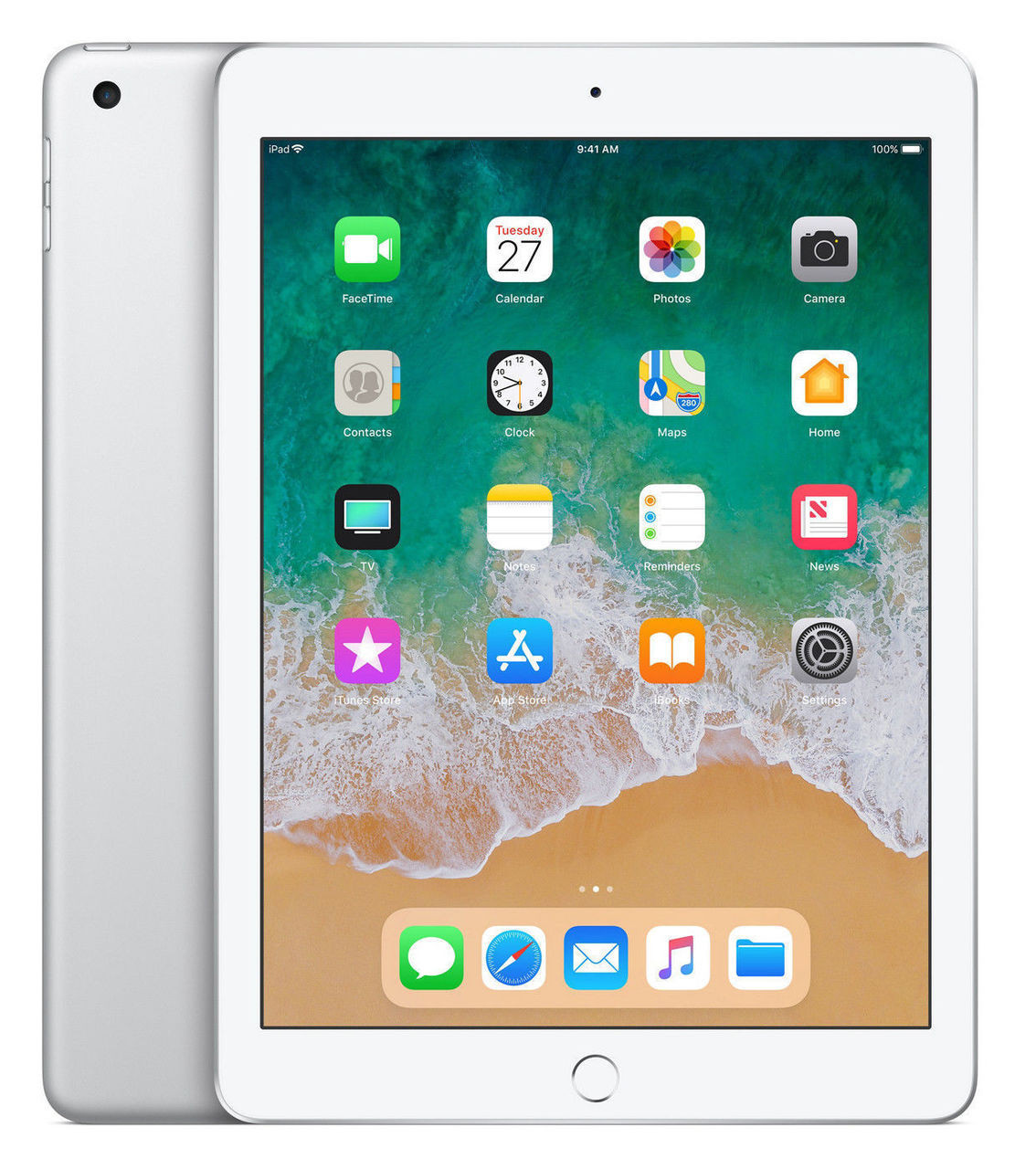 iPad (6th generation) Wi-Fi 128GB - Silver MR7K2LL/A | mac of all
