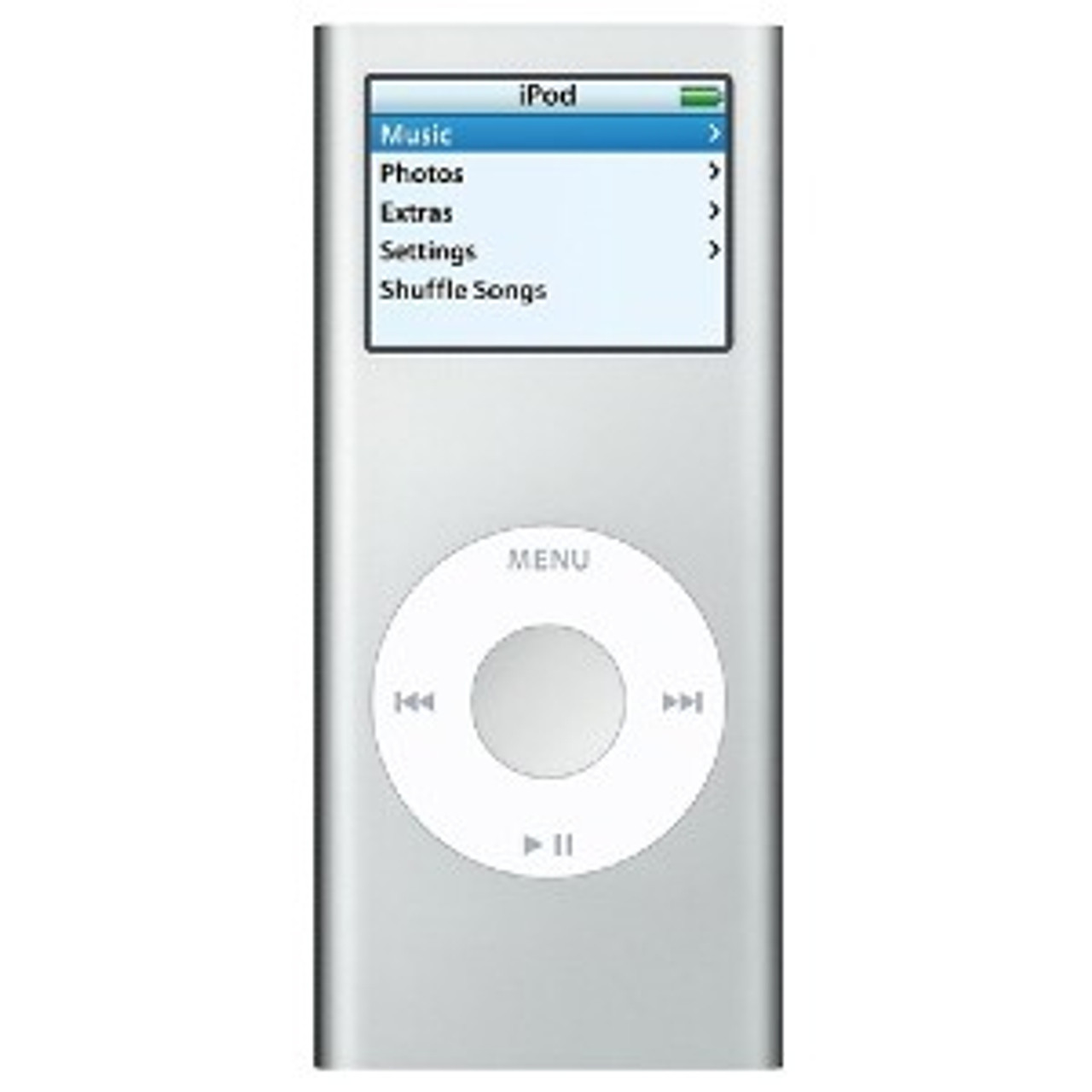 Apple iPod nano (2nd Generation) 2GB - Silver MA477LL/A - Good Condition