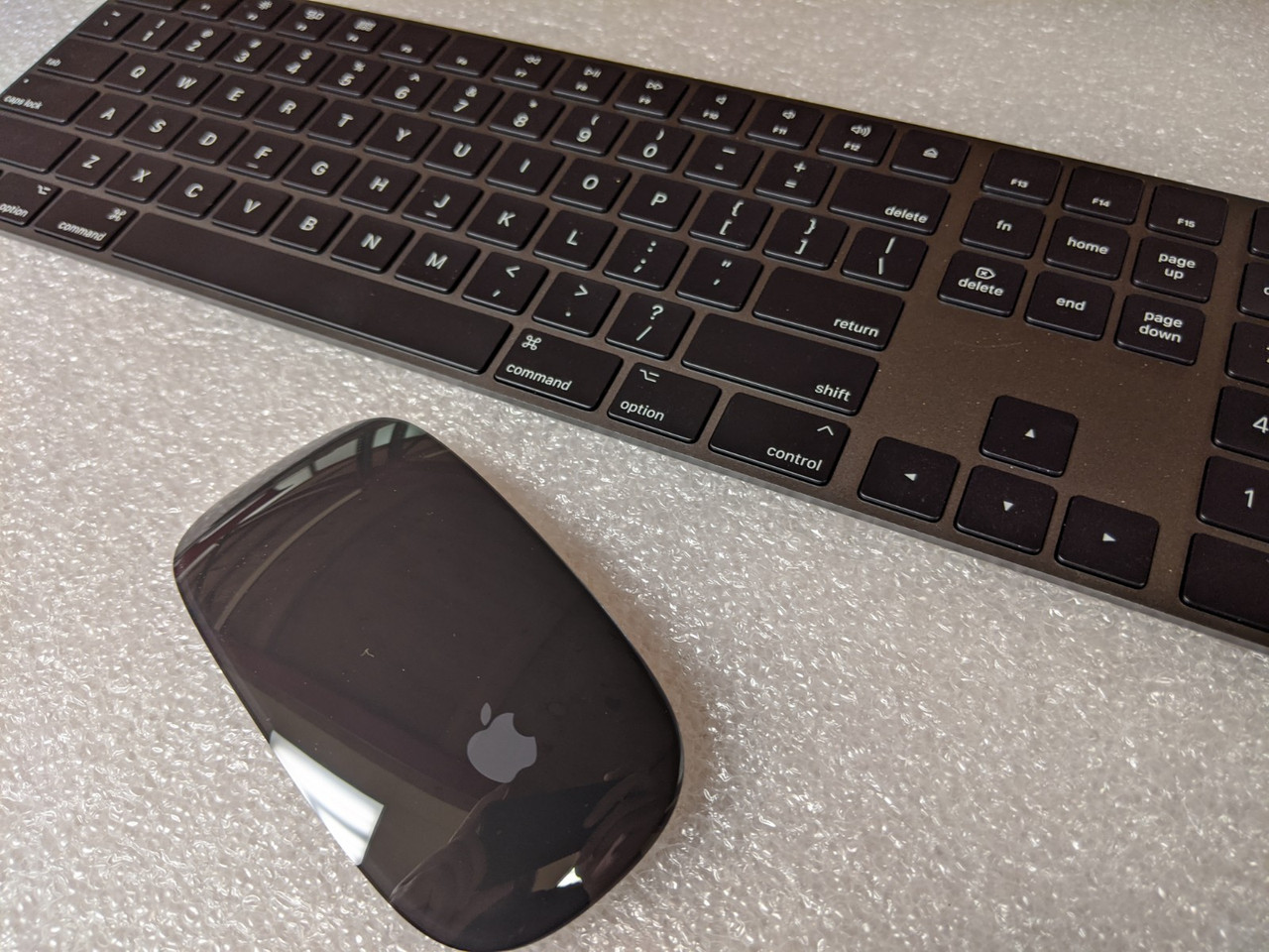 Apple Magic Keyboard with Numeric Keypad and Magic Mouse Bundle Space  Gray mac of all trades