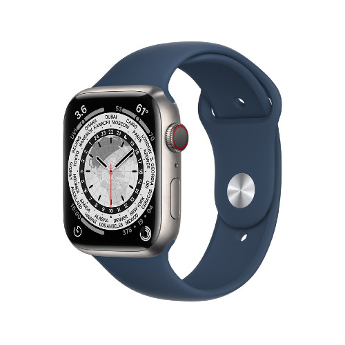 Clearance*: Apple Watch (Series 7, 45mm Cellular, Titainium Stainless Steel)