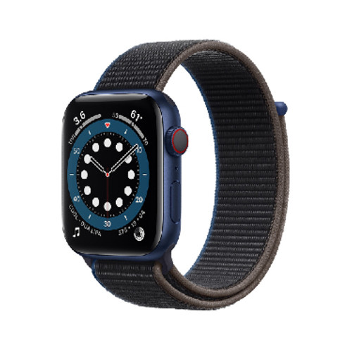 Fair Condition*: Apple Watch (Series 6, 44mm Cellular, Blue)