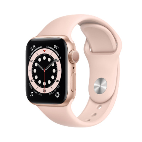 Clearance*: Apple Watch (Series 6, 40mm Cellular, Gold Stainless Steel)