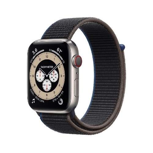 Fair Condition*: Apple Watch (Series 6, 44mm, Titanium Titanium)