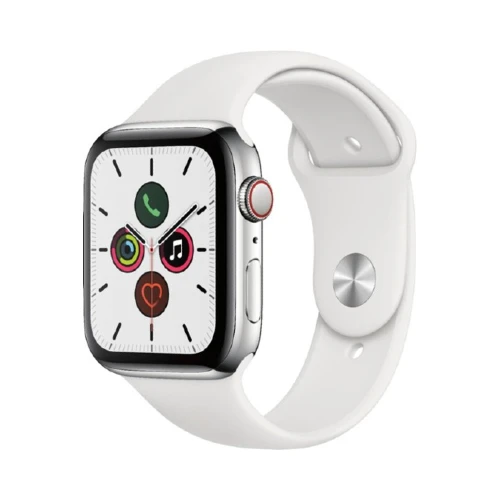 Fair Condition*: Apple Watch (Series 5, 44mm Cellular, White)