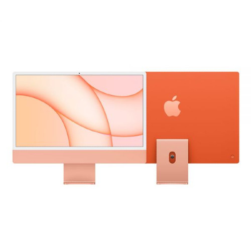 Clearance*: 24-inch iMac M4, Late 2024 Orange (16GB RAM, 256GB SSD, 8-Core GPU)