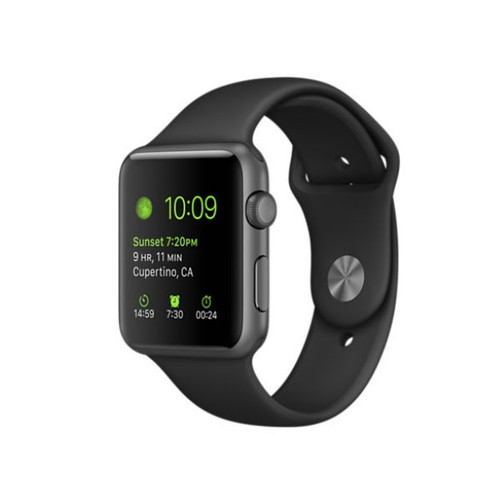 Watch Sport (1G) 42mm Gray w/Black Sport Band | mac of all trades Watch Sport (1G) 42mm Gray w/Black Sport Band | mac of all trades