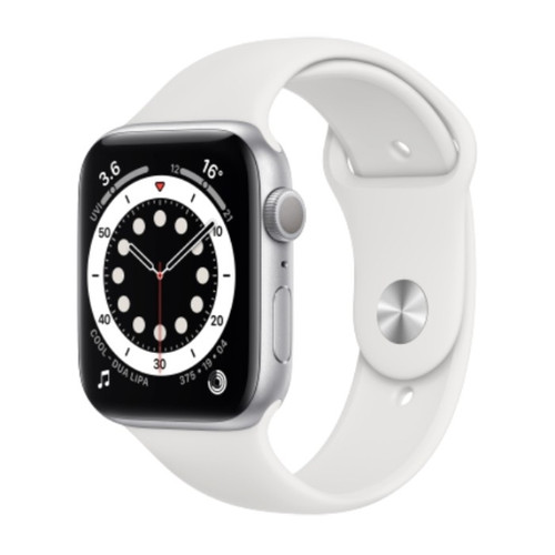 Apple Watch Aluminum (Series 6) GPS 44mm - Silver M00D3LL/A - Factory Sealed*
