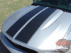 Ford Mustang WILDSTANG 10 Lemans Style Hood Racing Stripes with Pin Stripe Outline VInyl Graphics Kit 2010 2011 2012 Models